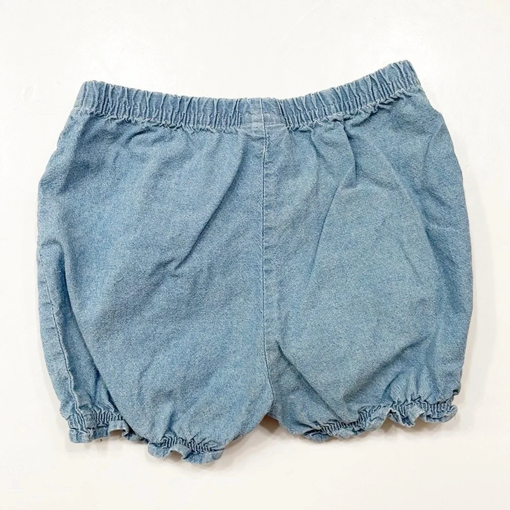 Carter's baby girls blue shorts